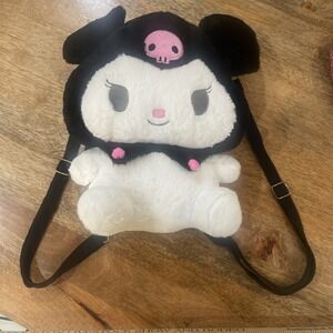 Kuromi Plush Backpack  Purse Sanrio GUC